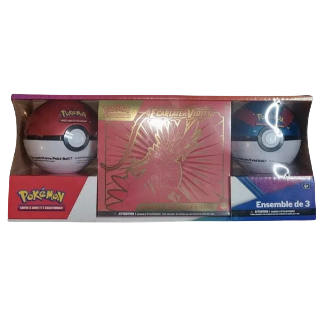 Coffret Costco Pokémon - ETB Koraidon + Pokéballs - Écarlate & Violet - EV01 - Français