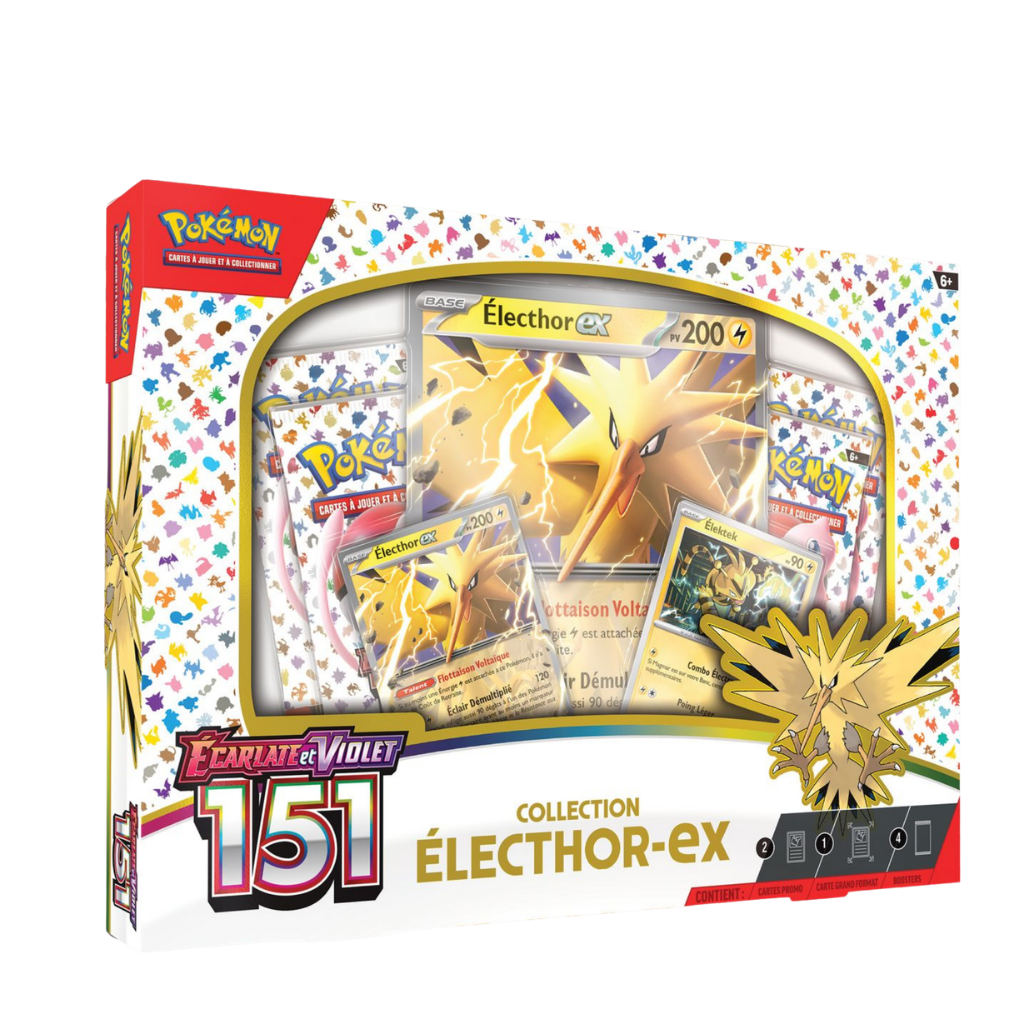 Coffret Électhor-ex – 151 – Pokémon JCC – Français